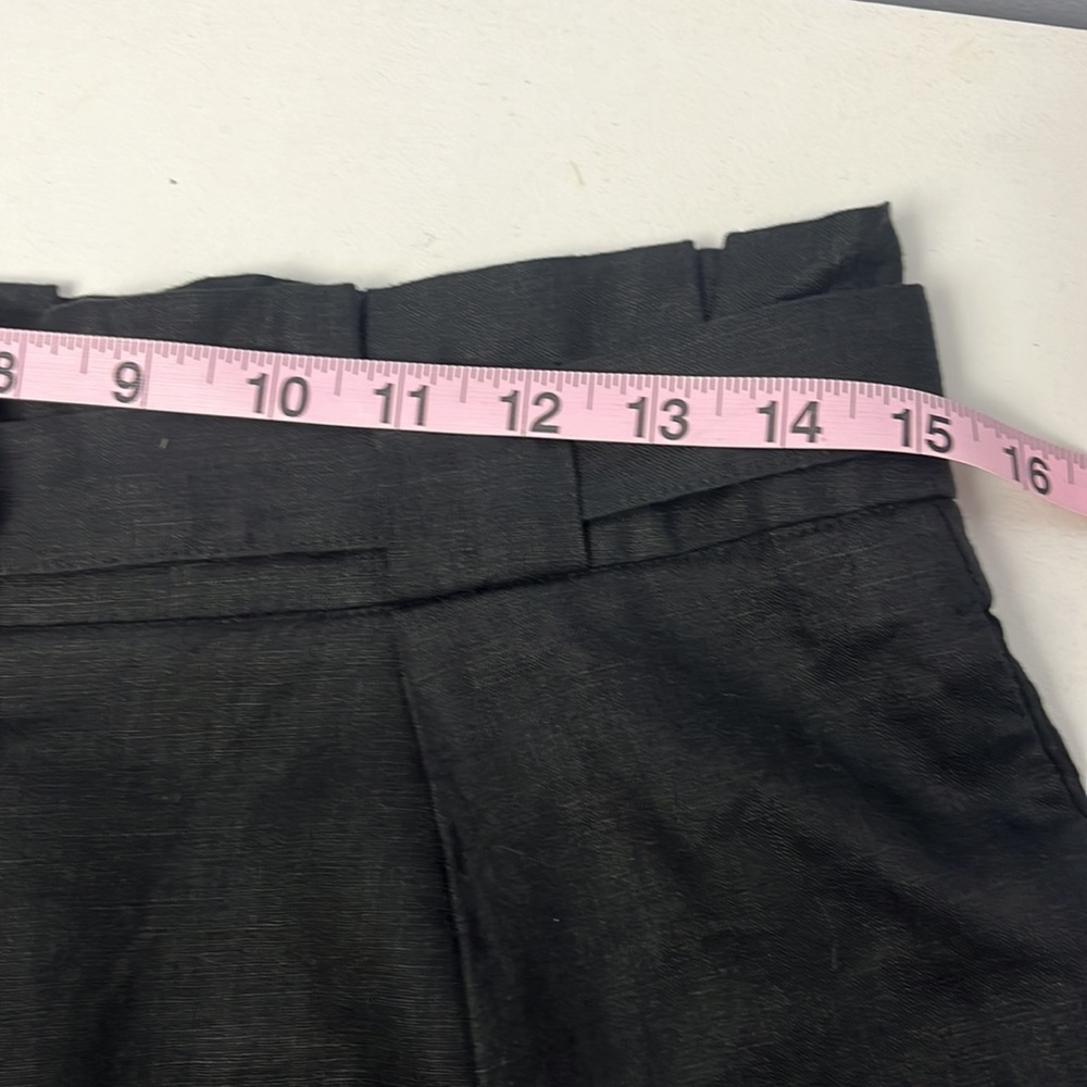 Yerse black linen shorts - Picture 10 of 12